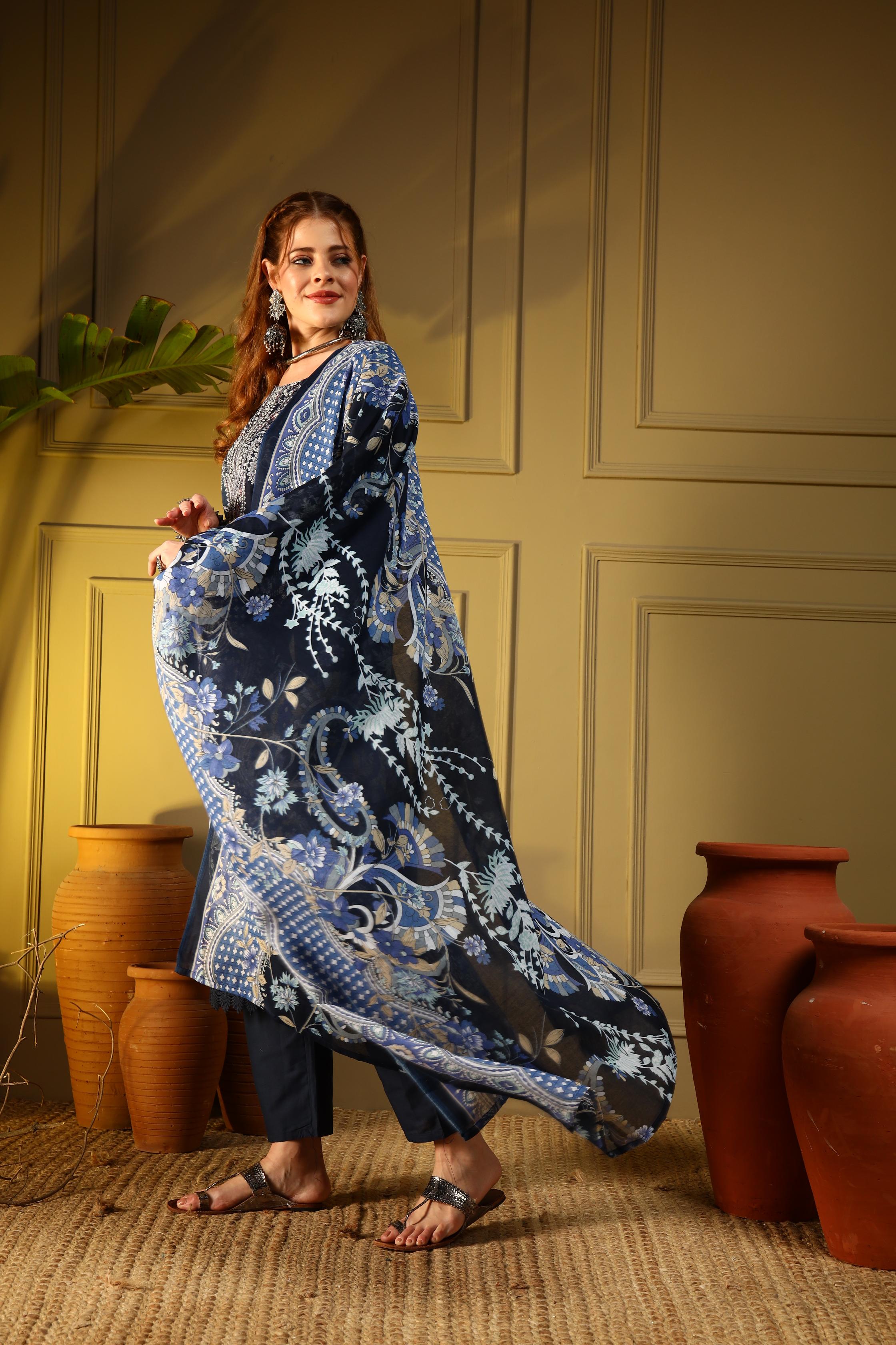 Timeless Grace Black Kurta Set