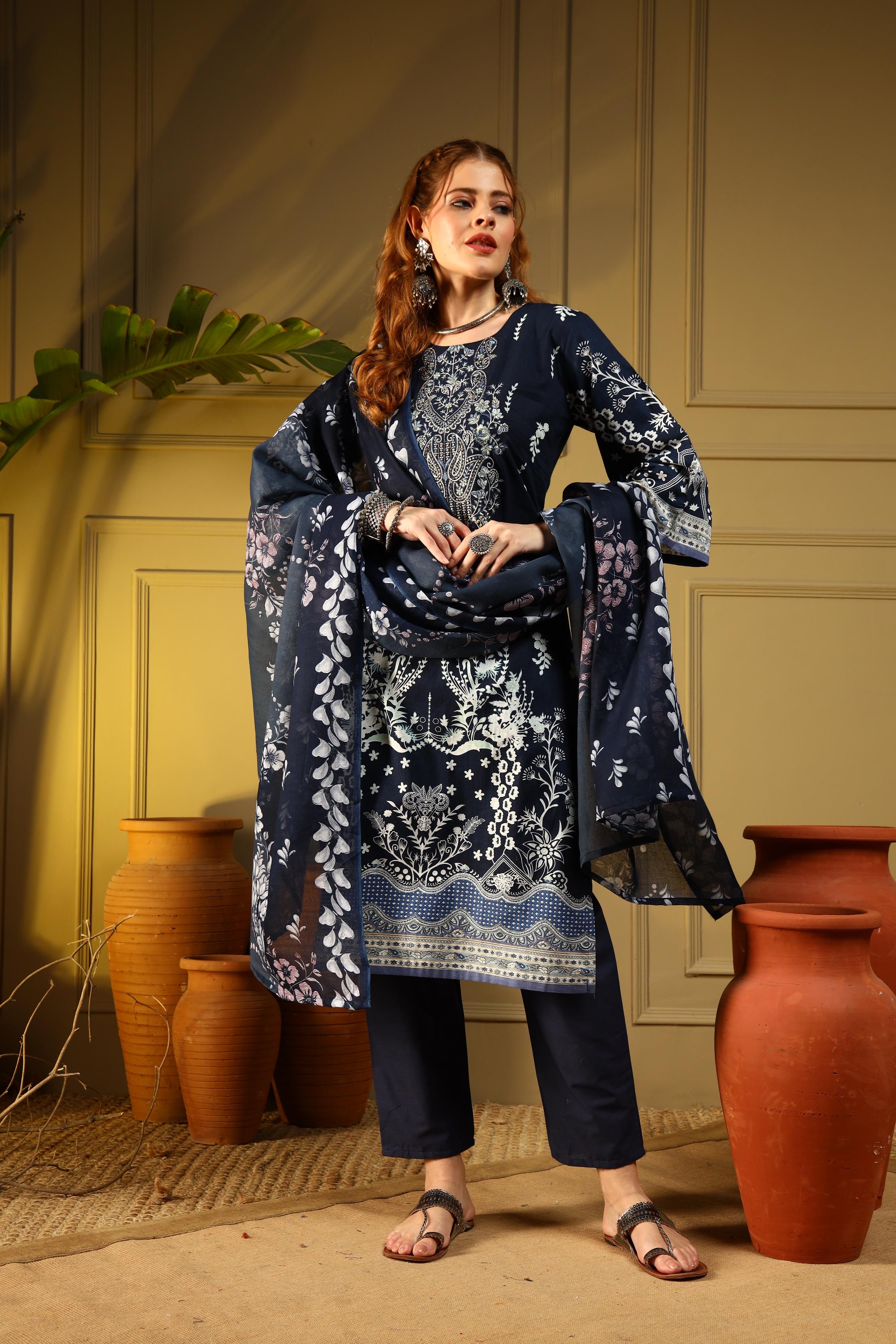 Timeless Grace Black Kurta Set